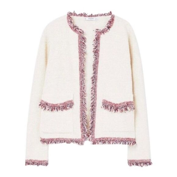 Mango Sweaters - Mango Frayed Edges Cardigan